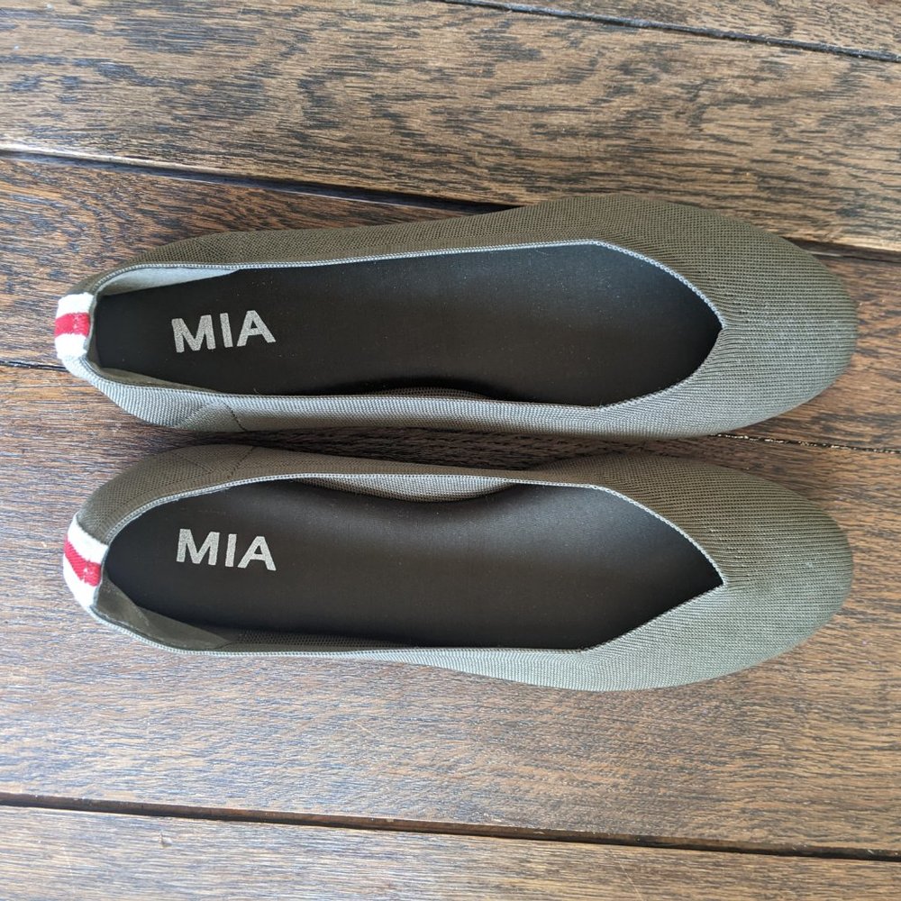 MIA Aubrie Flyknit Flat  Olive | 8.5